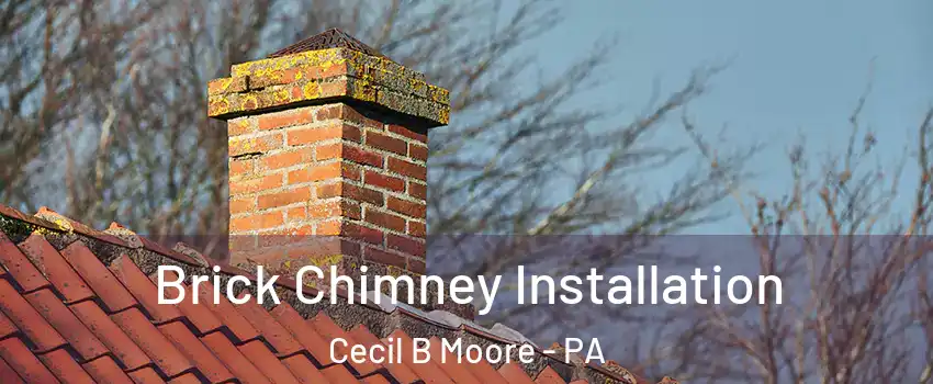 Brick Chimney Installation Cecil B Moore - PA