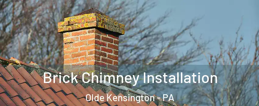 Brick Chimney Installation Olde Kensington - PA