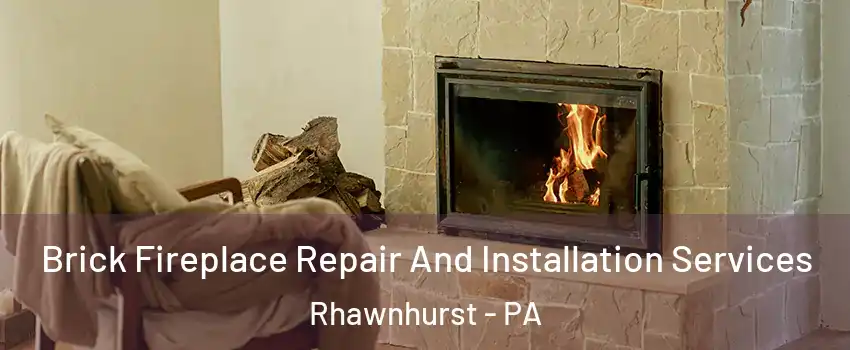 Brick Fireplace Repair And Installation Services Rhawnhurst - PA