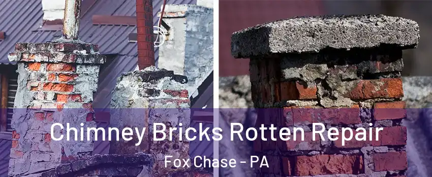 Chimney Bricks Rotten Repair Fox Chase - PA