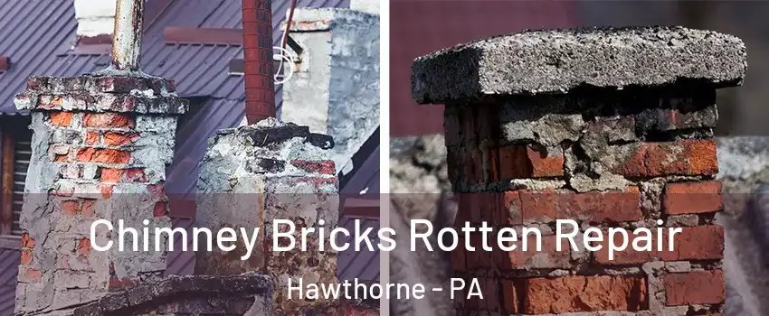 Chimney Bricks Rotten Repair Hawthorne - PA