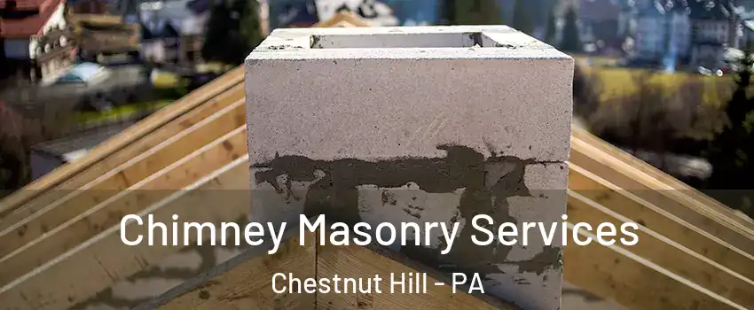 Chimney Masonry Services Chestnut Hill - PA