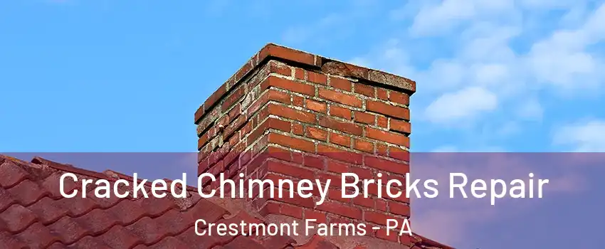 Cracked Chimney Bricks Repair Crestmont Farms - PA