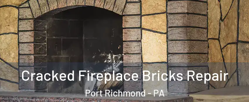 Cracked Fireplace Bricks Repair Port Richmond - PA