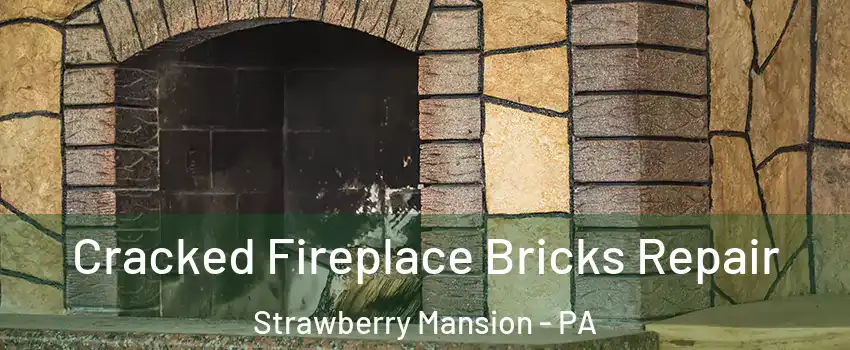 Cracked Fireplace Bricks Repair Strawberry Mansion - PA