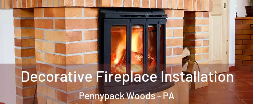 Decorative Fireplace Installation Pennypack Woods - PA