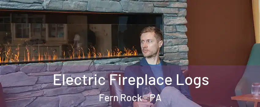 Electric Fireplace Logs Fern Rock - PA