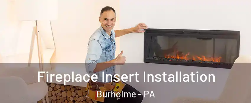 Fireplace Insert Installation Burholme - PA