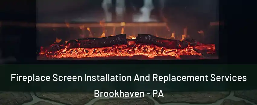 Fireplace Screen Installation And Replacement Services Brookhaven - PA