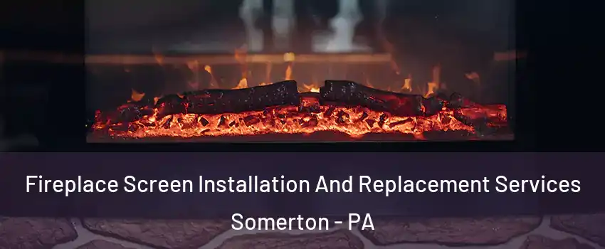 Fireplace Screen Installation And Replacement Services Somerton - PA