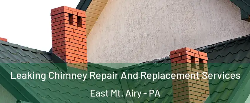 Leaking Chimney Repair And Replacement Services East Mt. Airy - PA