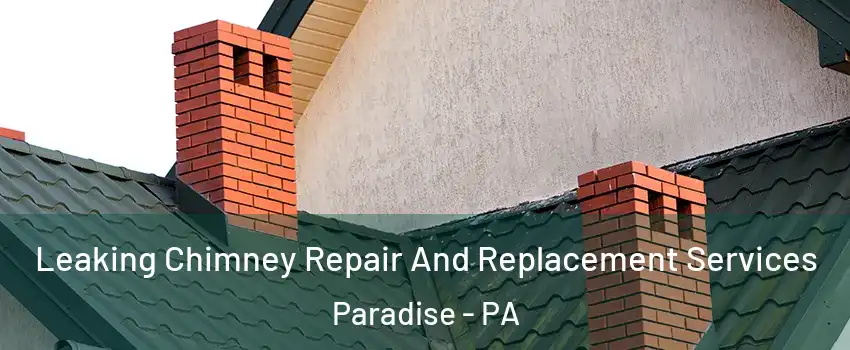 Leaking Chimney Repair And Replacement Services Paradise - PA