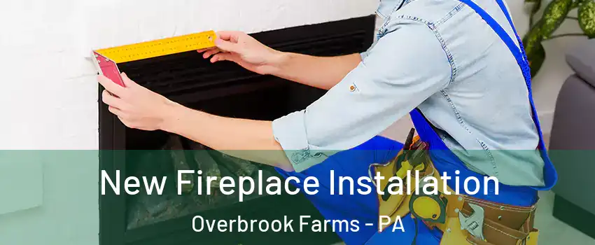 New Fireplace Installation Overbrook Farms - PA