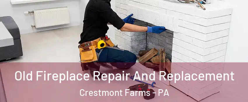 Old Fireplace Repair And Replacement Crestmont Farms - PA