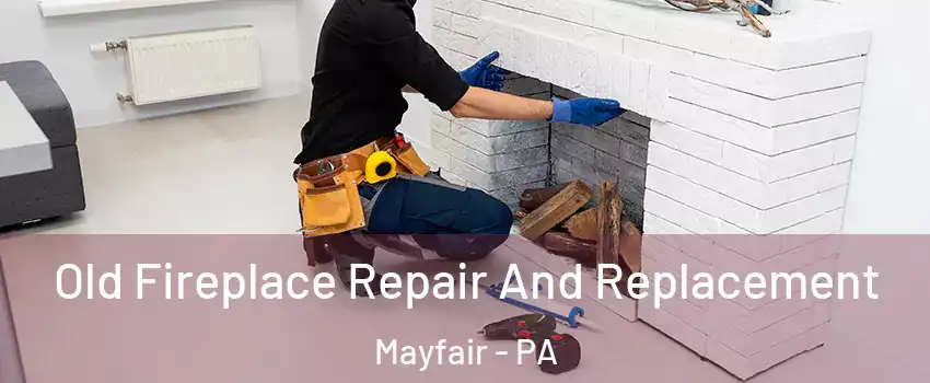 Old Fireplace Repair And Replacement Mayfair - PA