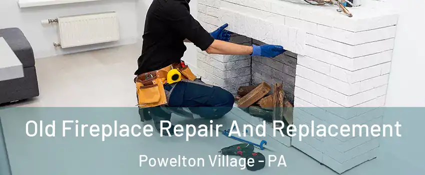 Old Fireplace Repair And Replacement Powelton Village - PA