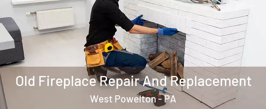 Old Fireplace Repair And Replacement West Powelton - PA