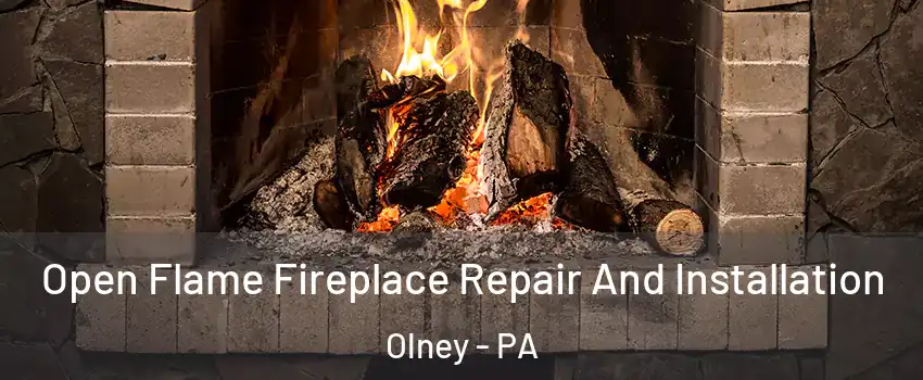 Open Flame Fireplace Repair And Installation Olney - PA