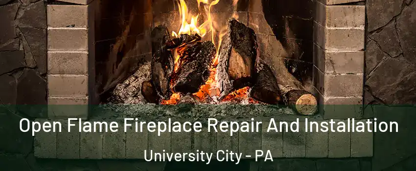 Open Flame Fireplace Repair And Installation University City - PA