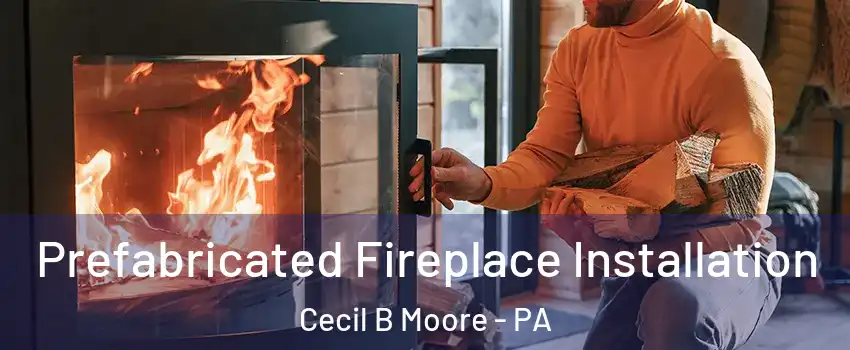 Prefabricated Fireplace Installation Cecil B Moore - PA